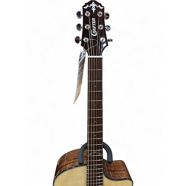 Used Crafter Guitars GLORIA PLUS Natural Acoustic Electric Guitar