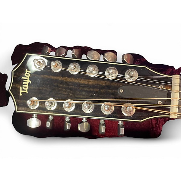 Used Taylor 656CE Natural 12 String Acoustic Electric Guitar