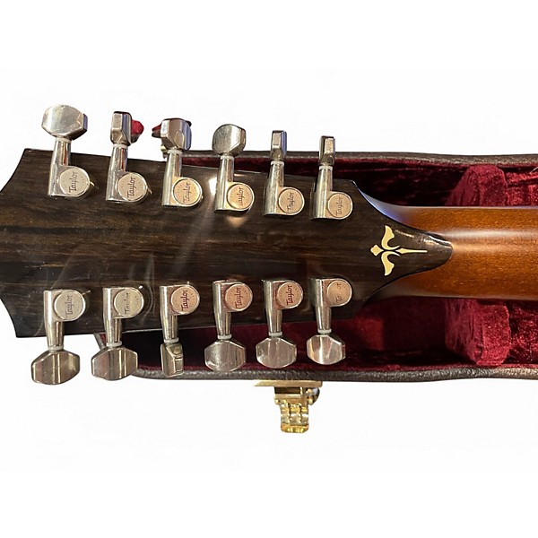 Used Taylor 656CE Natural 12 String Acoustic Electric Guitar