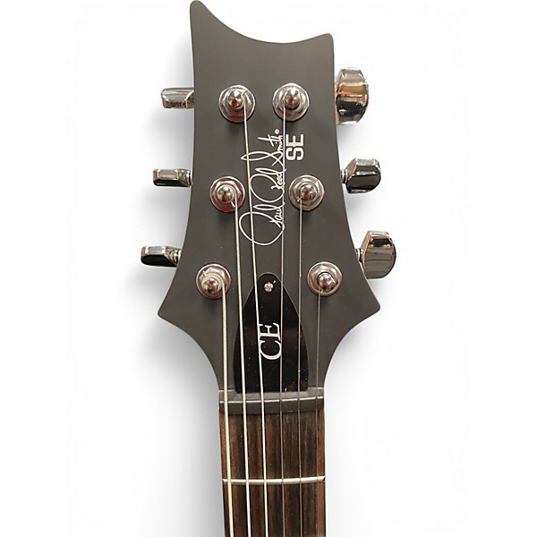 Used PRS SE CE 24 SATIN Silver Solid Body Electric Guitar