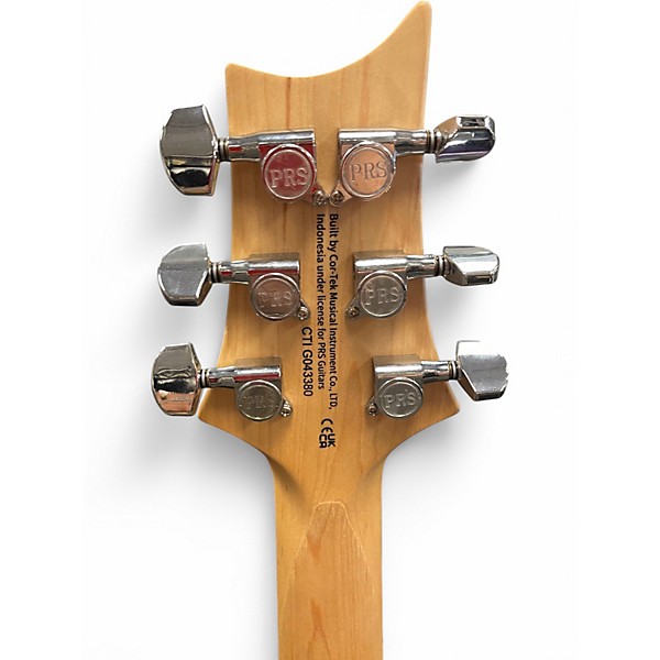 Used PRS SE CE 24 SATIN Silver Solid Body Electric Guitar