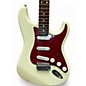 Used 2000s Squier Standard Stratocaster Olympic White Solid Body Electric Guitar