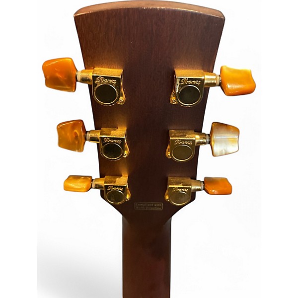 Used Ibanez aw800knt Natural Acoustic Guitar