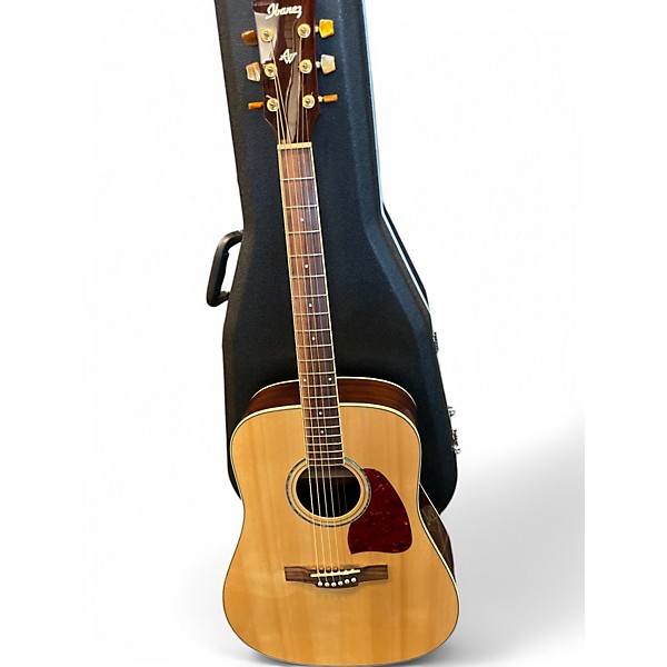 Used Ibanez aw800knt Natural Acoustic Guitar