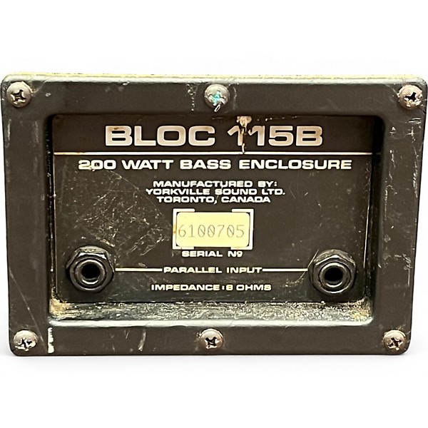 Used Yorkville BLOC 115B Bass Cabinet
