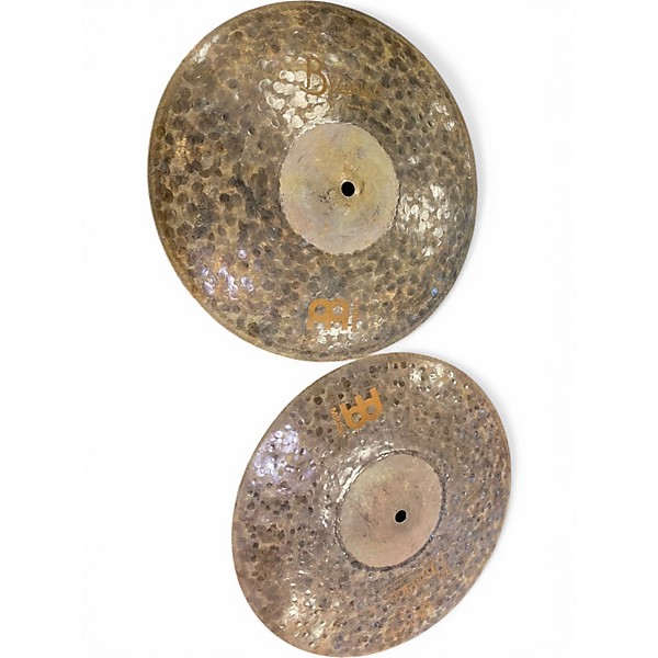 Used MEINL 13in Byzance Dark Hi Hat Pair Cymbal