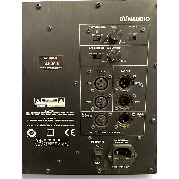 Used Dynaudio Acoustics BM14S II Subwoofer