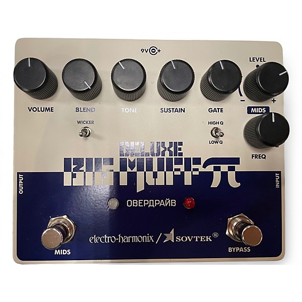 Electro-Harmonix Deluxe Big Muff Pi Distortion Pedal | Cream