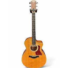 Used Taylor 114CE Natural Acoustic Electric Guitar