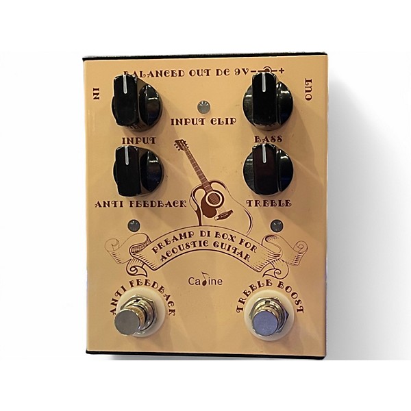 Used Caline CP40 PREAMP DI BOX Guitar Preamp