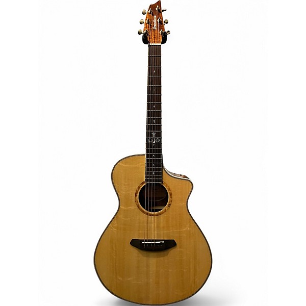 Used 2015 Breedlove PURSUIT CONCERT 25TH ANNIVERSARY Natural Acoustic Electric Guitar