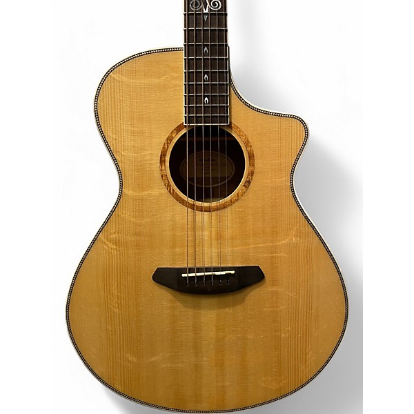 Used 2015 Breedlove PURSUIT CONCERT 25TH ANNIVERSARY Natural Acoustic Electric Guitar
