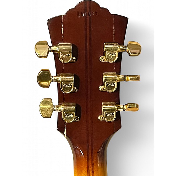 Vintage 1979 Guild X500 Sunburst Hollow Body Electric Guitar