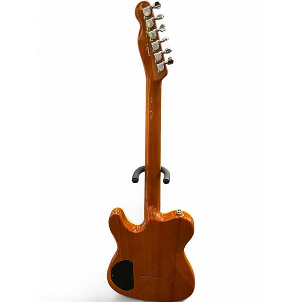 Used Fender Special Edition Custom Telecaster FMT HH Amber Solid Body Electric Guitar