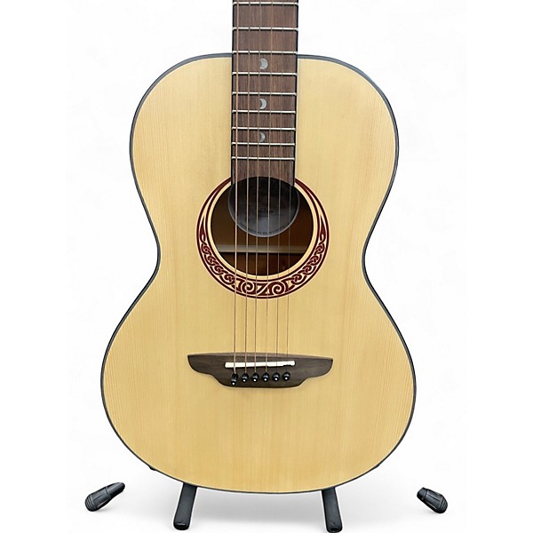 Used Luna GYPSY PARLOR Natural Acoustic Guitar