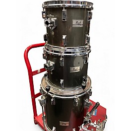 Used Pearl 4 Piece DLX MILITARY GREY Drum Kit