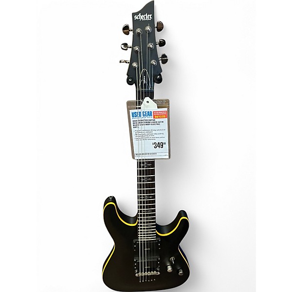 Used Schecter Guitar Research Demon 6 AGED SATIN BLACK Solid Body Electric Guitar