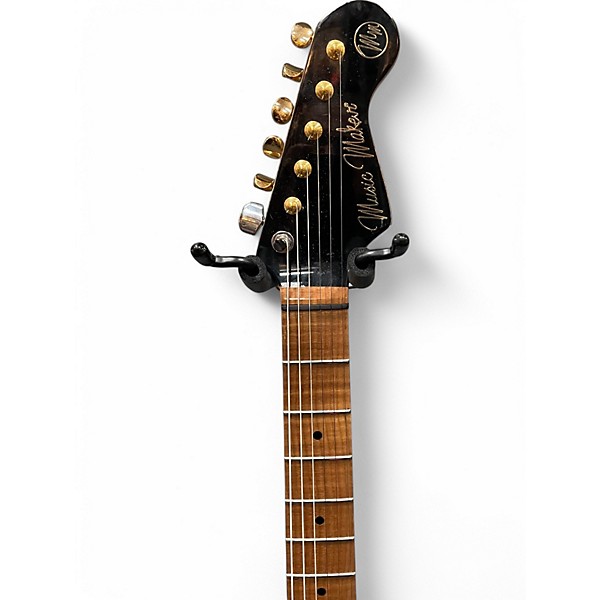 Used Music Maker stk diamondback black Solid Body Electric Guitar