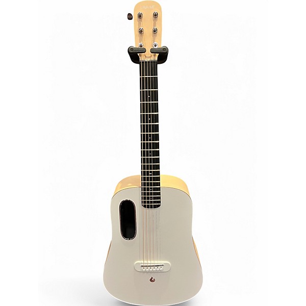 Used LAVA MUSIC ME PLAY 36 Light Peach Frost White Acoustic Electric Guitar