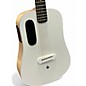 Used LAVA MUSIC ME PLAY 36 Light Peach Frost White Acoustic Electric Guitar