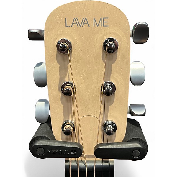 Used LAVA MUSIC ME PLAY 36 Light Peach Frost White Acoustic Electric Guitar