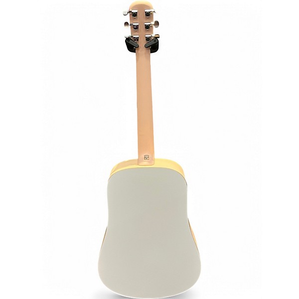 Used LAVA MUSIC ME PLAY 36 Light Peach Frost White Acoustic Electric Guitar