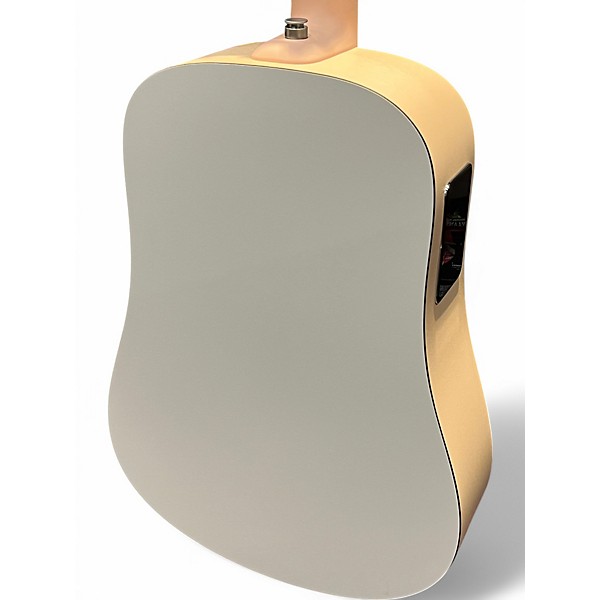 Used LAVA MUSIC ME PLAY 36 Light Peach Frost White Acoustic Electric Guitar