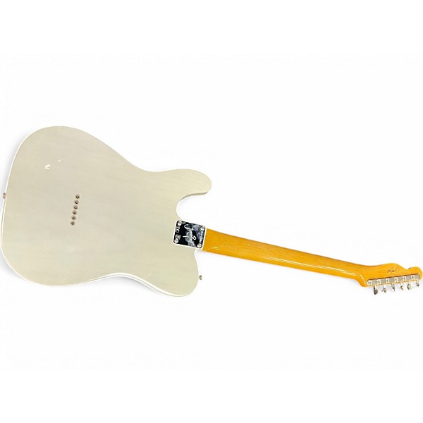 Used Fender Jimmy Page Mirror Telecaster White Solid Body Electric Guitar