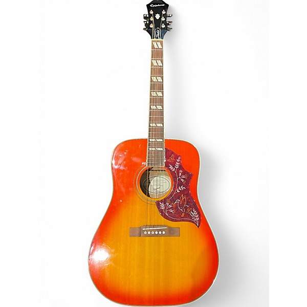 Used Epiphone HUMMINGBIRD STUDIO 2 Color Sunburst Acoustic Electric Guitar,Specials : American Fashion Style Bags On Sale
