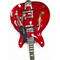 Used Hagstrom VIKING DLX RED Hollow Body Electric Guitar