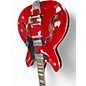 Used Hagstrom VIKING DLX RED Hollow Body Electric Guitar