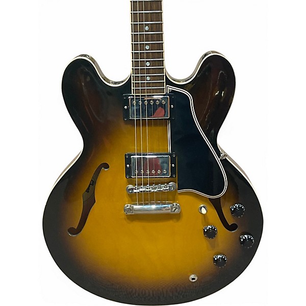 Used Gibson ES335 Dot Reissue Tobacco Sunburst Hollow Body Electric Guitar
