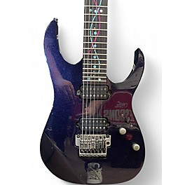 Used Ibanez RG1527 7 String Purple Solid Body Electric Guitar