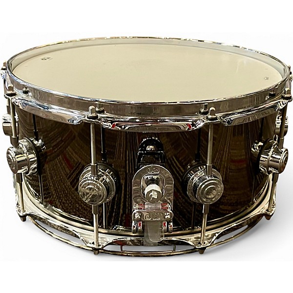 Used DW 14X6.5 Collector's Series Snare Black Nickel Over Brass Drum
