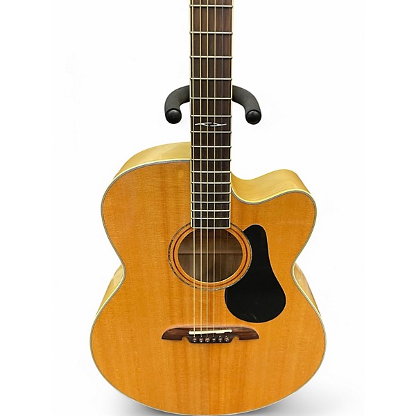 Used Alvarez AJ80CE Artist Series Jumbo Natural Acoustic Electric Guitar