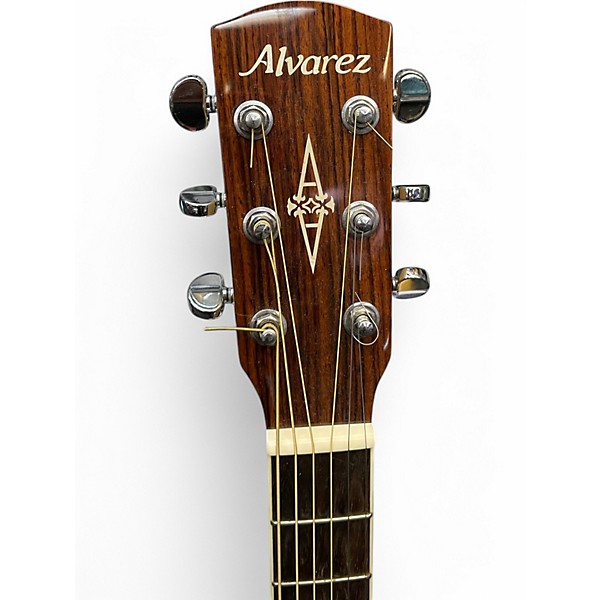 Used Alvarez AJ80CE Artist Series Jumbo Natural Acoustic Electric Guitar