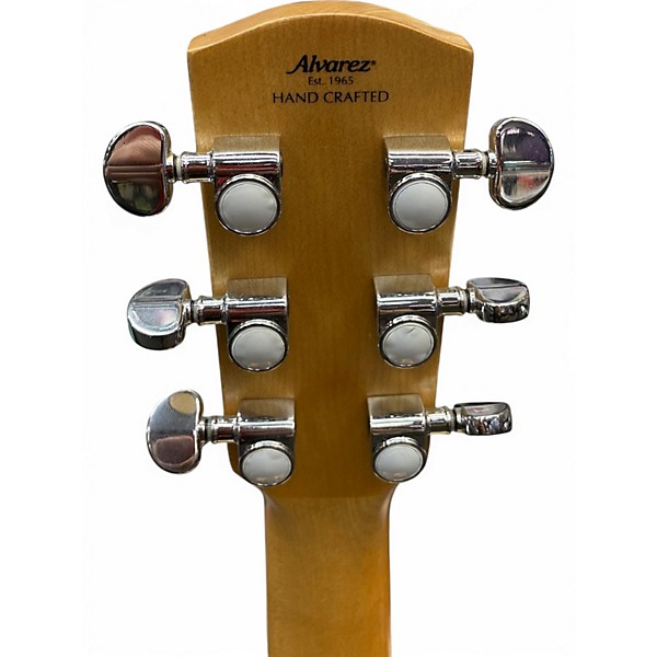 Used Alvarez AJ80CE Artist Series Jumbo Natural Acoustic Electric Guitar