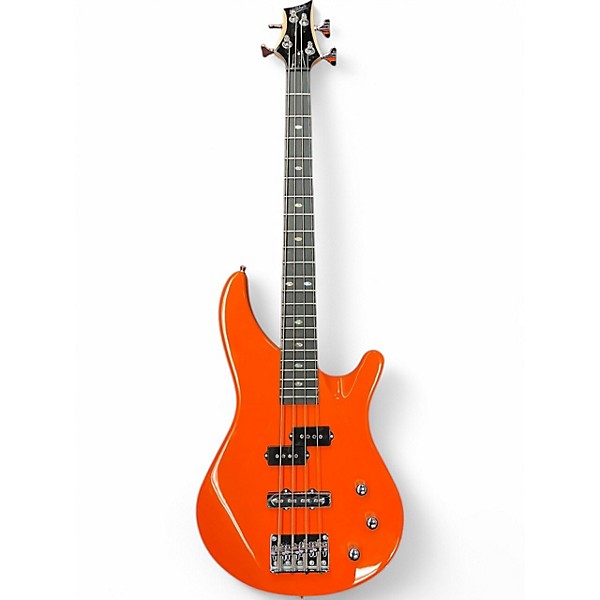 Used Mitchell MB100OR Orange Electric Bass Guitar