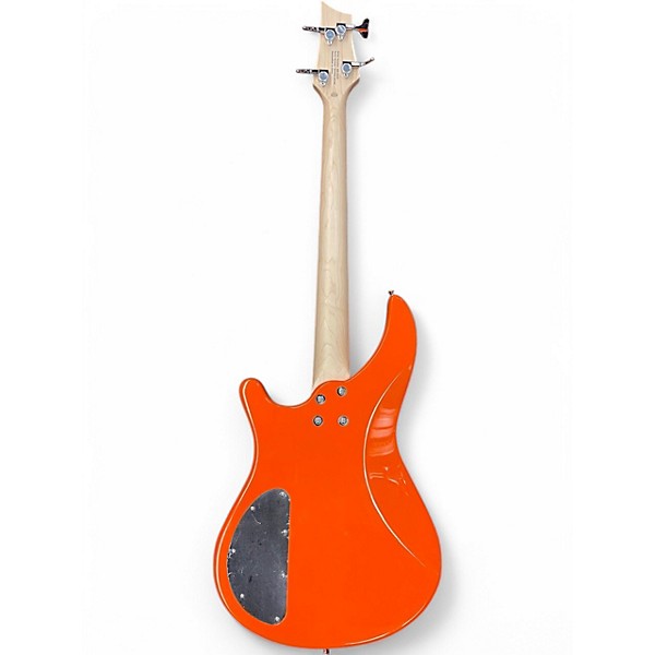 Used Mitchell MB100OR Orange Electric Bass Guitar