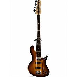 Used Warrior Bella Bass Antique Natural Electric Bass Guitar