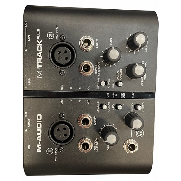 Used M-Audio M-Track Plus Audio Interface