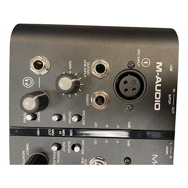Used M-Audio M-Track Plus Audio Interface