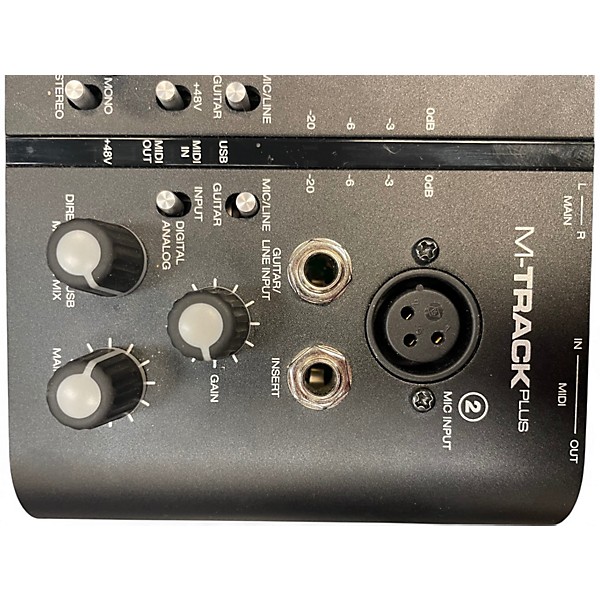 Used M-Audio M-Track Plus Audio Interface