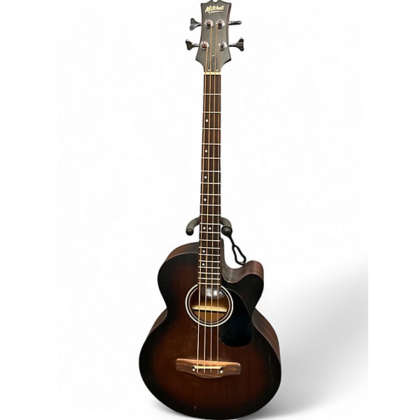 Used Mitchell T239B Natural Acoustic Bass Guitar