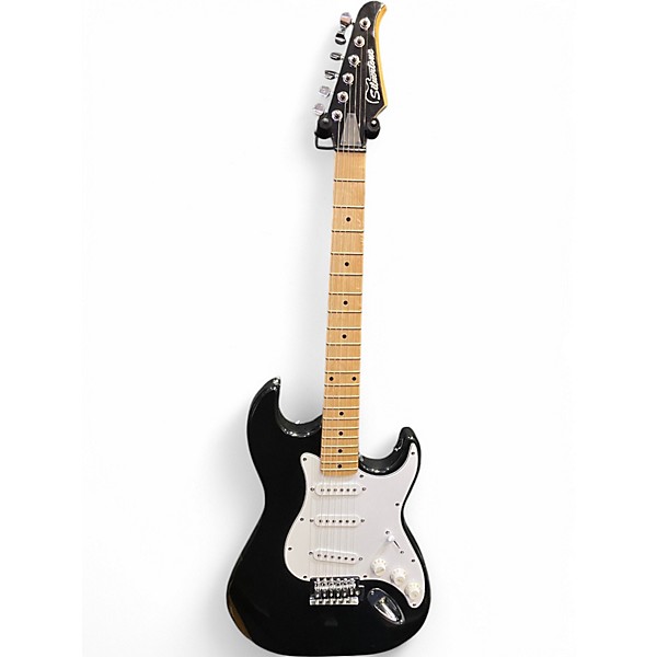 Used Silvertone Citation Black Solid Body Electric Guitar