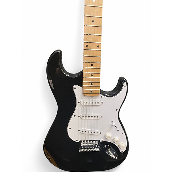 Used Silvertone Citation Black Solid Body Electric Guitar