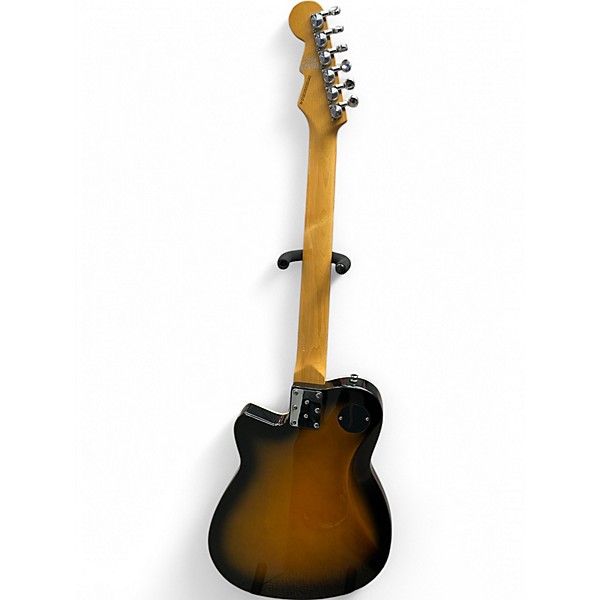 Used Reverend Double Agent OG Flamed Sunburst Solid Body Electric Guitar