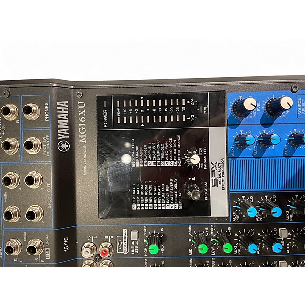 Used Yamaha MG16XU Unpowered Mixer