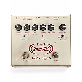 Used DLS Effects Rotosim Speaker Simulator Effect Pedal