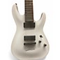 Used Schecter Guitar Research Demon 7 String Arctic White Solid Body Electric Guitar